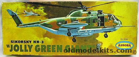 Aurora 1/72 Sikorsky HH-3 Jolly Green Giant Rescue Helicopter, 505-130 plastic model kit